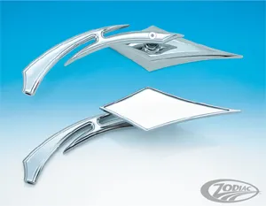 Zodiac Scorpion Mirrors in Chrome Finish (270448 & 270449)