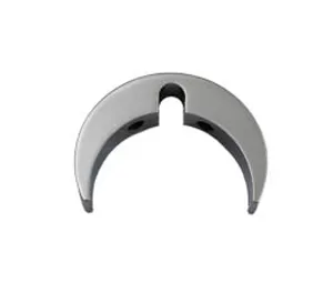 Doss Click on Fork Tube Clamp in Polished Aluminium for 41mm Tubes (29-122)