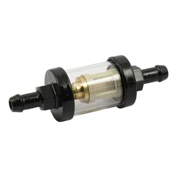 Doss Clear View Fuel Filter In Black For 5/16 Inch Fuel Lines (30-856FB)