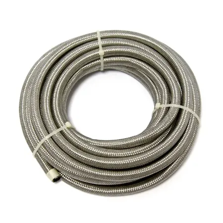 DOSS Braided Steel 5/16 Inch Hose Clear (Sold As 25 Foot Roll) (70-094S)