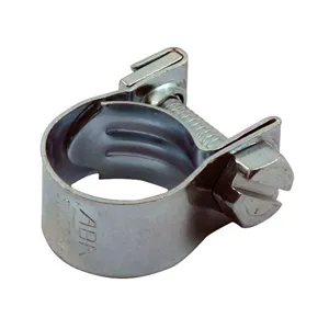 ABA 12mm Hose Clamps in Zinc Plated Finish For 1/4 Inch Hose (Pack of 10) (MINI-12)