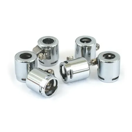 DOSS 1/4 Inch Slotted Smooth Hose Clamps (Pack Of 6) (70-097D)