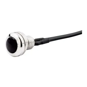 Doss Stainless Switch Chrome with Black Button (27-028)
