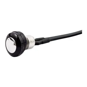 Doss Stainless Switch Black with Polished Button (27-029)