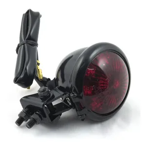 Doss LED Bates Style Taillight With Red Lens In Black (77236)