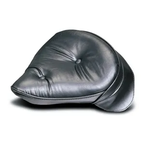 Le Pera Spring Mounted Regal Plush 13 Inches Long x 13 1/4 Inches Wide Solo Seat With Skirt And Conchos (L-111)