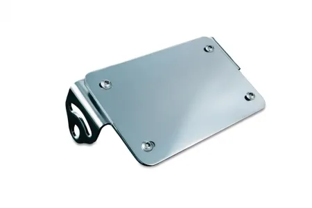 Kuryakyn License Plate Turn Signal Mount In Chrome Finish (3155)