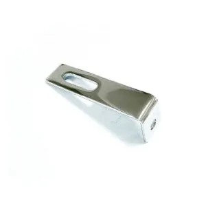 DOSS 1 Inch x 3-3/4 Inch L-Bend Universal Exhaust Mount Bracket With 1 Round Hole & 1 Elongated Hole (10-130)