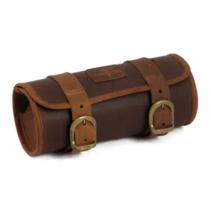 Long Ride Motorcycles Marron Brown Classic Tool Bag (CUS121WBRO)