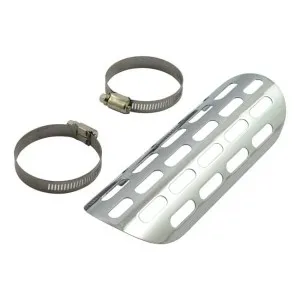 DOSS Universal 9 Inch Long Heat Shield In Slotted Design Fits All 1-3/4 Inch Head Pipes (52-103)