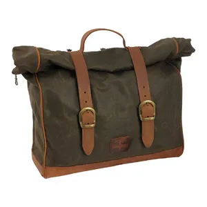 Long Ride Motorcycle Khaki Old Chopper Saddlebag (CUS137WKHA)