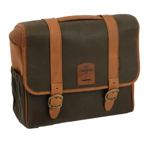 Long Ride Motorcycle Khaki Classic Saddlebag (CUS131WKHA)