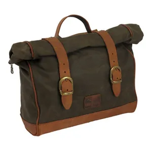 Long Ride Motorcycle Khaki Old Chopper Saddlebag (CUS133WKHA)