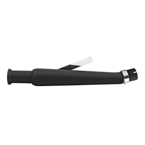 Doss Trumpet, Upswept, Right Side, 20.5 Inch Long Black Universal Muffler (52-821RBK)