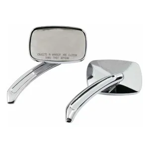 DOSS Square Doc Mirror Set In Chrome Finish (18-137)