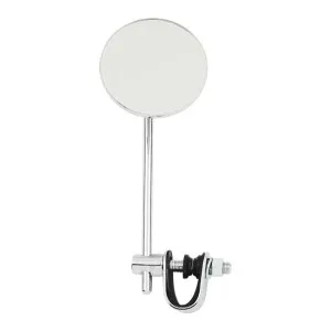 DOSS Clamp-On Steel Mirror With 3 Inch Diameter Head And 6 Inch Stem (Sold Individually) (70-047)