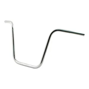 Fehling 7/8 Inch Apehanger Handlebar Chrome Finish, Non Dimpled (C55-274)