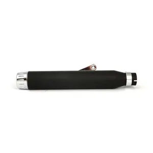 Doss Black Rage Universal Muffler With Chrome End Cap (H65-9403)