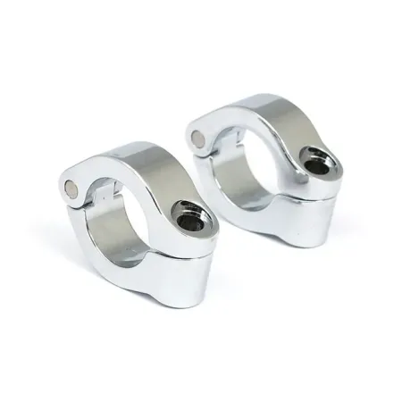 Doss Engine Guard Clamp Set, Spot Lamps Chrome Short (77717)