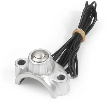 Kustom Tech Clamp With Micro Switch In Aluminium Satin For 1 Inch Deluxe Line And Classic Line (20-381)