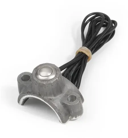 Kustom Tech Clamp With Micro Switch In Aluminium Raw For 1 Inch Deluxe Line And Classic Line (20-382)
