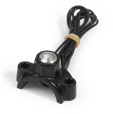 Kustom Tech Clamp With Micro Switch In Black Aluminium For 1 Inch Deluxe Line And Classic Line (20-383)