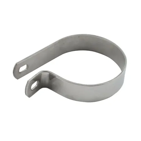 Paughco Muffler P-Clamp Short 1 7/8 Inch in Chrome Finish (725-1)