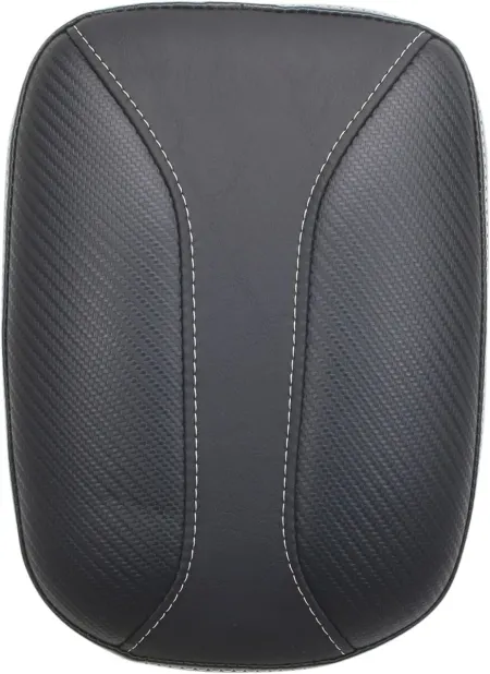 Saddlemen Solo Pillion Pad Dominator 18cm (7 Inch) Rear / Gel | Vinyl in Carbon Look (SA1008)