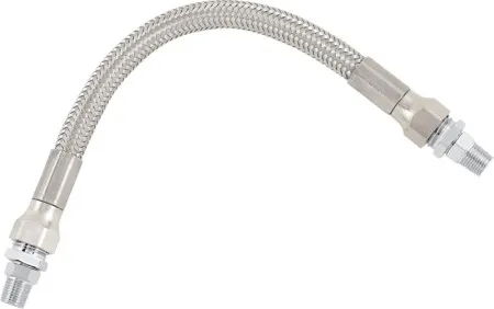 Drag Specialties Oil Line 8 Inch in Stainless Steel Finish (608)