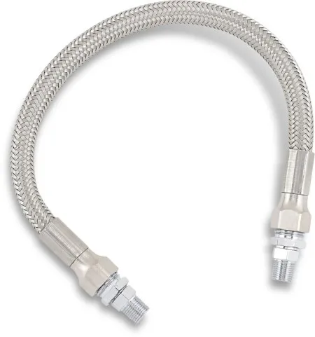 Drag Specialties Oil Line 12 Inch in Stainless Steel Finish (612)