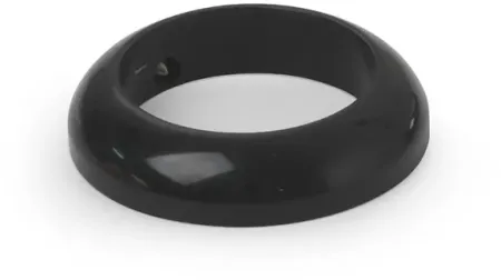 Kustom Tech Handlebar Grip Ring in Black Aluminium Finish For 1” handlebars (06-093)