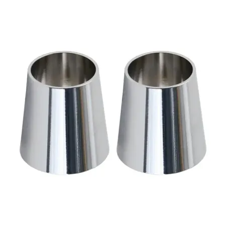 Paughco Handlebar Control Cones in Tapered Chrome Finish For All 1 Inch Handlebars (329C)
