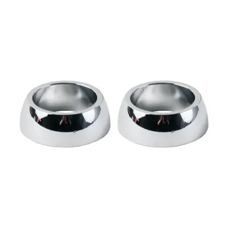 Paughco Handlebar Control Cones Radiused Chrome Finish For All 1 Inch Handlebars (328C)