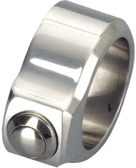 Kustom Tech Evolution 1 Button Mini Switch Housing in Polished (20-150)