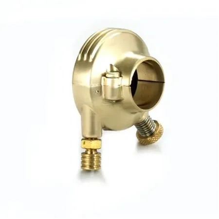 Kustom Tech Deluxe External Throttle Housing For 1 Inch Handlebars In Satin Brass (04-011)