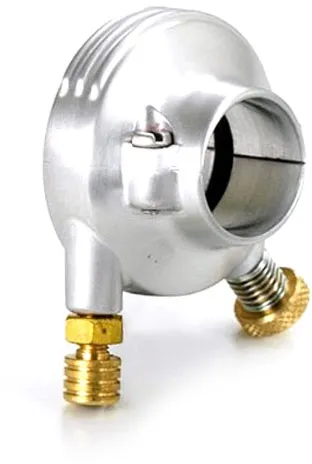 Kustom Tech Deluxe External Throttle Housing For 1 Inch Handlebars In Satin Aluminium (04-021)
