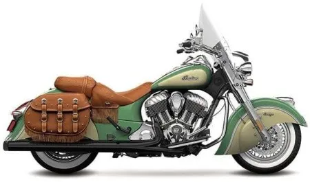 Rinehart Racing 4 Inch Touring Slip-Ons In Black With Black End Caps For 2014-2019 Indian Chieftain & Roadmaster Motorcycles (500-0503)