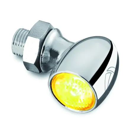 Kellermann Atto Turn Signal, Clear Lens in Chrome Finish (152.100)
