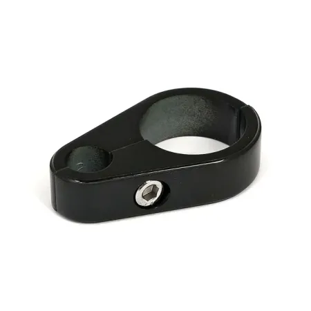 Doss Cable Clamp Clutch 1 1/8 Inch ID, 1 Hole 10mm in Black Finish (51-605BK)