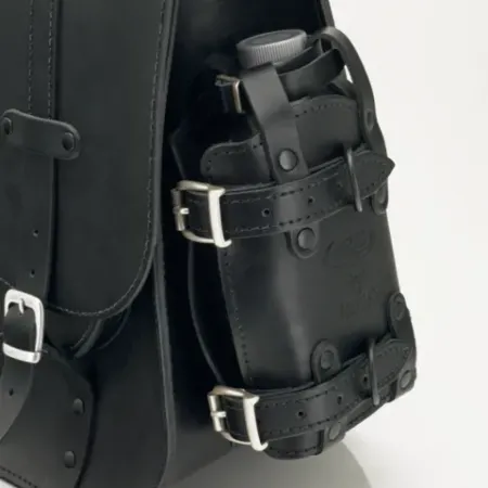 Texas Leather Oil Bottle Holder Only in Black Finish (757015)