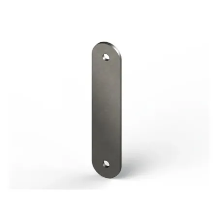 DOSS Laser Cut Steel Mounting Tab S235 JR3 Steel, 3mm Thick, B= 25.4mm, L= 125mm (MODEL 7)