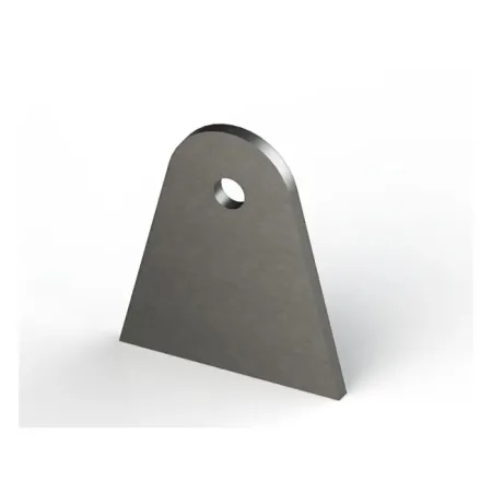 DOSS Laser Cut Steel Mounting Tab S235 JR3 Steel, 3mm Thick, B= 45mm, L= 50mm (MODEL 10)