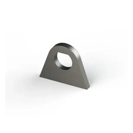 DOSS Laser Cut Steel Mounting Tab S235 JR3 Steel, 6mm Thick, B= 50mm, L= 40mm For Ignition (Sold Each) (MODEL 17)