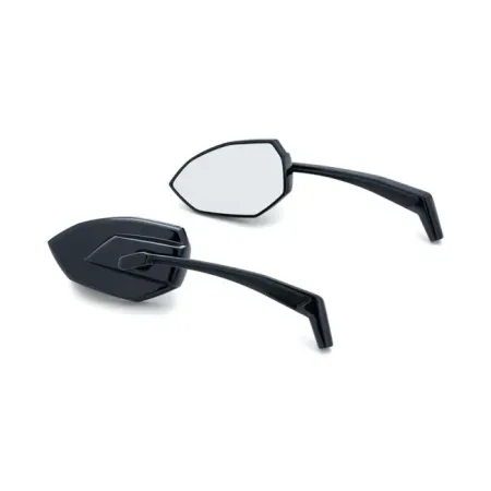 Kuryakyn Phantom Mirror Set In Gloss Black (1963)