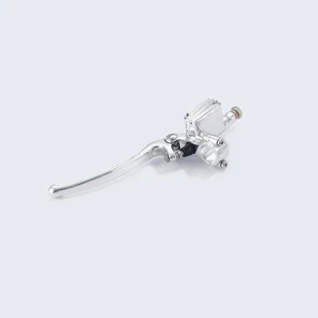 Kustom Tech Seventies Clutch Master Cylinder For 7/8 Inch Handlebars With 14mm (9/16 Inch) Bore In Polished Finish (20-813-22)