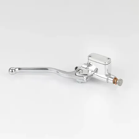 Kustom Tech Grimeca Brake Master Cylinder With 14mm Bore For 1 Inch Handlebars In Polished Finish (20-205)