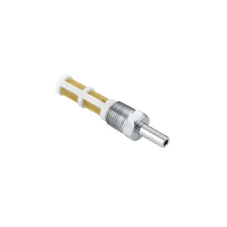 Kustom Tech Brass 3/8'' NPT Custom Fuel Line Adapter In Chrome Finish (11-031)