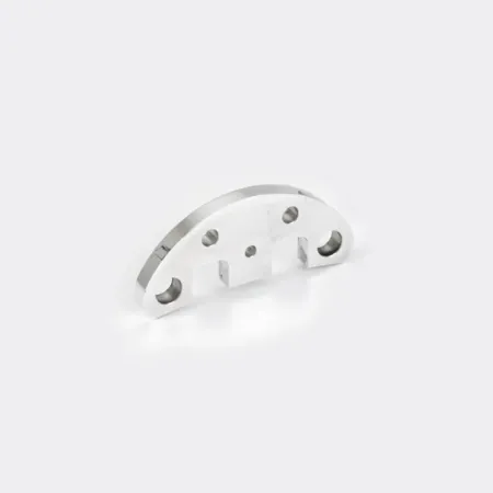 Kustom Tech Mid Spacer For 2 Piston Caliper In Polished Finish (03-022)