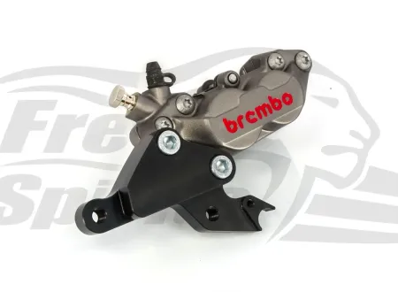 Free Spirits 4 Piston Front Brake Caliper In Titanium For Indian 2015-2026 Scout Models (103801T)