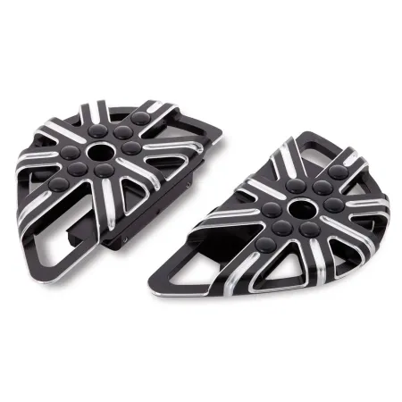 Arlen Ness 10 Gauge Passenger Floorboards In Black Finish For 2014-2020 Indian Roadmaster, Chief, Chieftain & Dark Horse (P-3006)